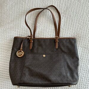 Michael Kors Dark Brown Signature Tote